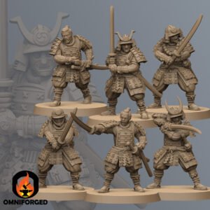 Kyoushuneko Samurai Swordsmen Warrior Squad