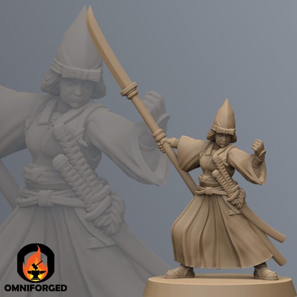 Kyoushuneko Samurai Miniature Kensai Ronin Naginata Master