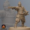 Kyoushuneko Samurai Miniature Hatamono Daimyo Guard - Pistol