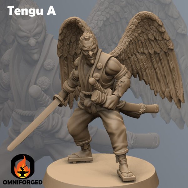 Kyoushuneko Mizuchi Samurai Tengu Warrior