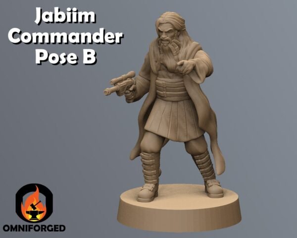 Jabiim Commander | Black Remnant | Tabletop Gaming | 3D Printed Miniature