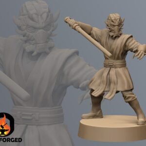 Mystical Spike Warrior | Black Remnant | Tabletop Gaming | 3D Printed Miniature