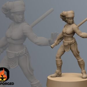 Mystical Star Corp Warrior | Black Remnant | Tabletop Gaming | 3D Printed Miniature