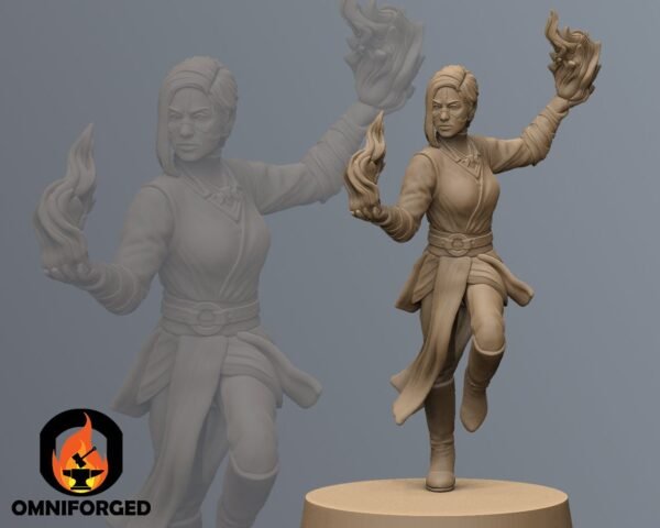 Fallen Nightsister | Black Remnant | Tabletop Gaming | 3D Printed Miniature