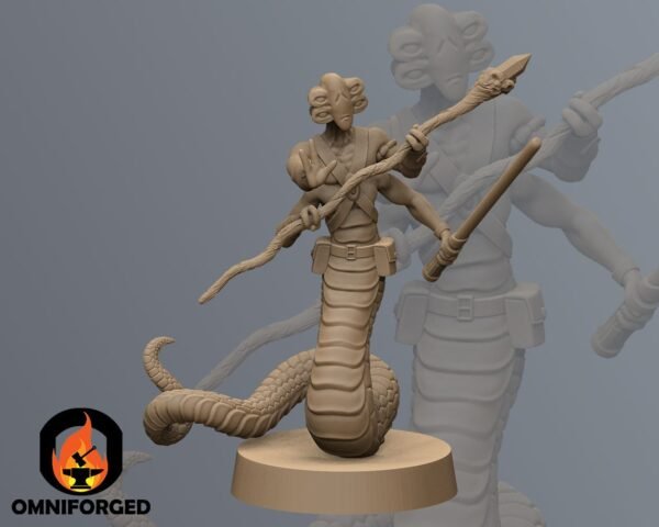 Master of Green Warrior | Black Remnant | Tabletop Gaming | 3D Printed Miniature