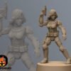 Insurgent Deena | Black Remnant | Tabletop Gaming | 3D Printed Miniature