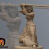 Mystical Blind Dark Warrior | Black Remnant | Tabletop Gaming | 3D Printed Miniature