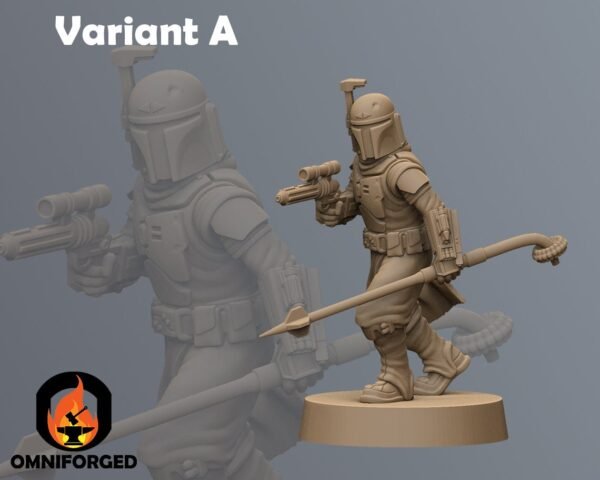 Daimyo Staffmaster | Anvilrage Studios | 3D Printed Figure