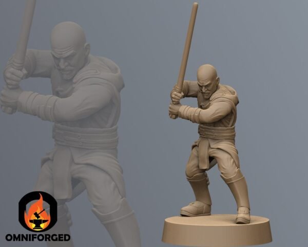 Leejo Dinbo | Black Remnant | Tabletop Gaming | 3D Printed Miniature