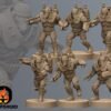 Blaze Troopers | Anvilrage Studios | Legion Scale | 3D Printed Figure