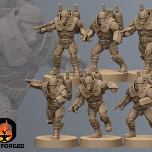 Blaze Troopers | Anvilrage Studios | Legion Scale | 3D Printed Figure