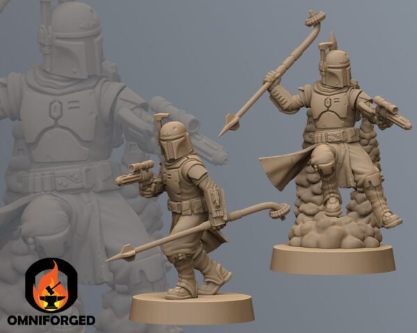 Daimyo Staffmaster | Anvilrage Studios | 3D Printed Figure