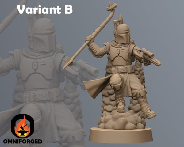 Daimyo Staffmaster | Anvilrage Studios | 3D Printed Figure