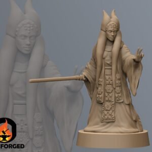 Mystical Red Warrior | Black Remnant | Tabletop Gaming | 3D Printed Miniature