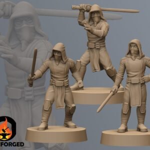 Dark Side Acolytes | Anvilrage Studios | Legion Scale | 3D Printed Figure