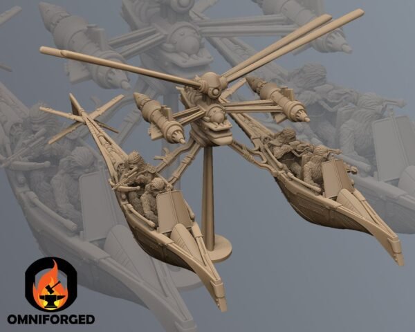 Skytree Catamaran | Anvilrage Studios | Legion Scale | 3D Printed Figure