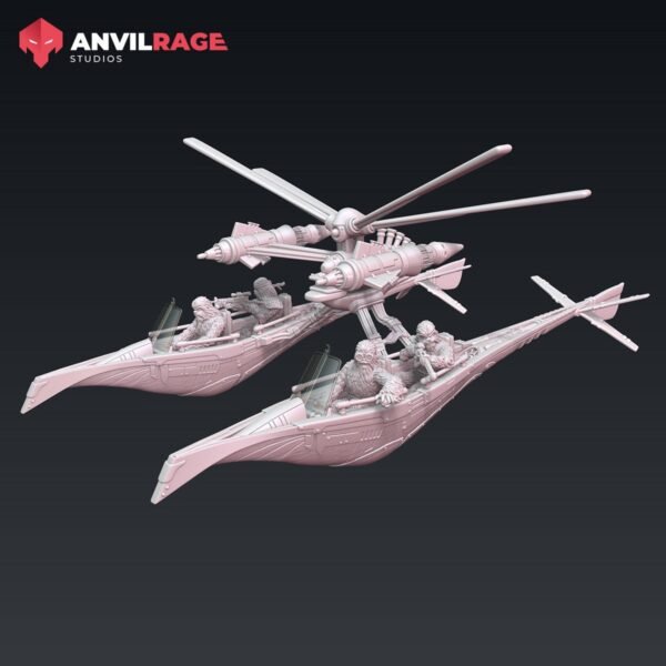 Skytree Catamaran | Anvilrage Studios | Legion Scale | 3D Printed Figure