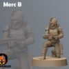 Mercenary Girls | Anvilrage Studios | Legion Scale | 3D Printed Figure