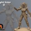 Night Sisters | Anvilrage Studios | Legion Scale | 3D Printed Figure