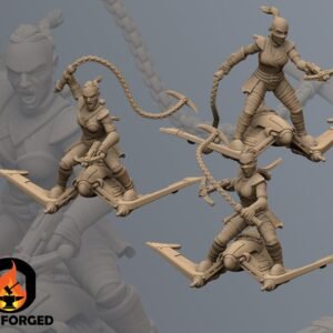 Bloodwind Witches | Anvilrage Studios | Legion Scale | 3D Printed Figure