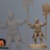 Pirate Crest Standard Bearer | Anvilrage Studios | Legion Scale | 3D Printed Figure