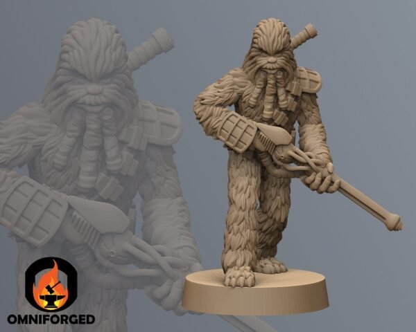 Sharpshooter Big Gun | Anvilrage Studios | Legion Scale | 3D Printed Figure