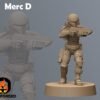 Mercenary Girls | Anvilrage Studios | Legion Scale | 3D Printed Figure