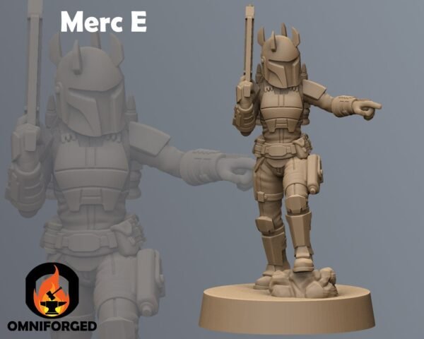 Mercenary Girls | Anvilrage Studios | Legion Scale | 3D Printed Figure