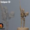 Clanker Snipers | Anvilrage Studios | Legion Scale | 3D Printed Figure