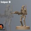 Clanker Snipers | Anvilrage Studios | Legion Scale | 3D Printed Figure