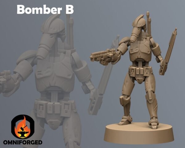 Clanker Covert Ops Bombing Team | Anvilrage Studios | 3D Printed Figure