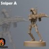 Clanker Snipers | Anvilrage Studios | Legion Scale | 3D Printed Figure