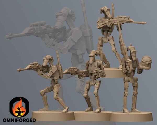 Clanker Snipers | Anvilrage Studios | Legion Scale | 3D Printed Figure