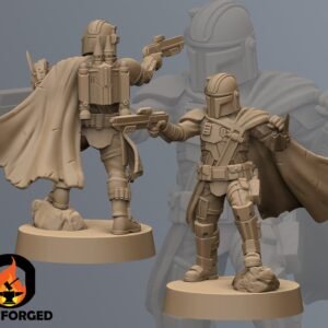 Old Way Mercenary Captain | Anvilrage Studios | 3D Printed Figure