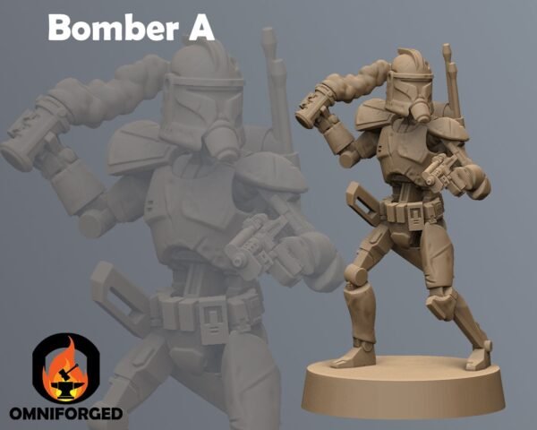 Clanker Covert Ops Bombing Team | Anvilrage Studios | 3D Printed Figure