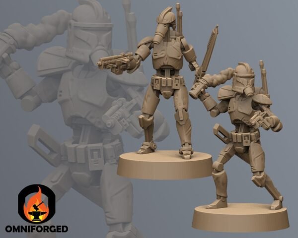 Clanker Covert Ops Bombing Team | Anvilrage Studios | 3D Printed Figure