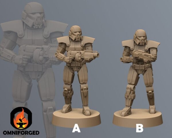 Terror Troopers | Anvilrage Studios | Legion Scale | 3D Printed Figure