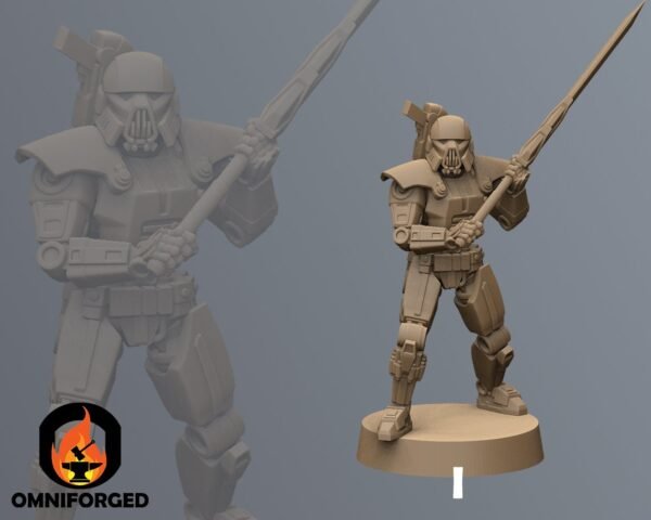 Terror Troopers | Anvilrage Studios | Legion Scale | 3D Printed Figure