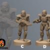 Terror Troopers | Anvilrage Studios | Legion Scale | 3D Printed Figure