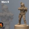 Old-Way Mercs Carbine | Anvilrage Studios | Legion Scale | 3D Printed Figure