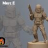 Old-Way Mercs Dual Wield | Anvilrage Studios | Legion Scale | 3D Printed Figure