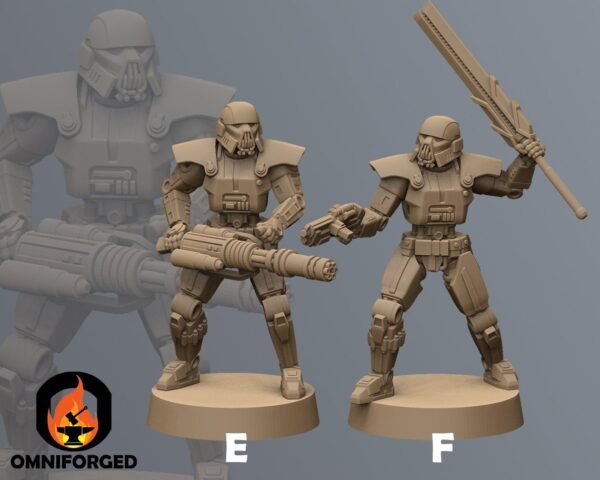 Terror Troopers | Anvilrage Studios | Legion Scale | 3D Printed Figure