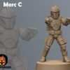 Old-Way Mercs Dual Wield | Anvilrage Studios | Legion Scale | 3D Printed Figure