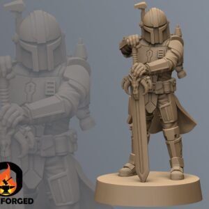 Old Way Blade Master | Anvilrage Studios | 3D Printed Figure