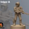 Scout Snipers | Anvilrage Studios | Legion Scale | 3D Printed Figure