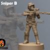 Scout Snipers | Anvilrage Studios | Legion Scale | 3D Printed Figure