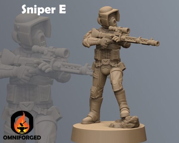 Scout Snipers | Anvilrage Studios | Legion Scale | 3D Printed Figure