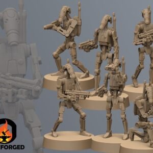 Clanker Droids | Anvilrage Studios | 3D Printed Figure