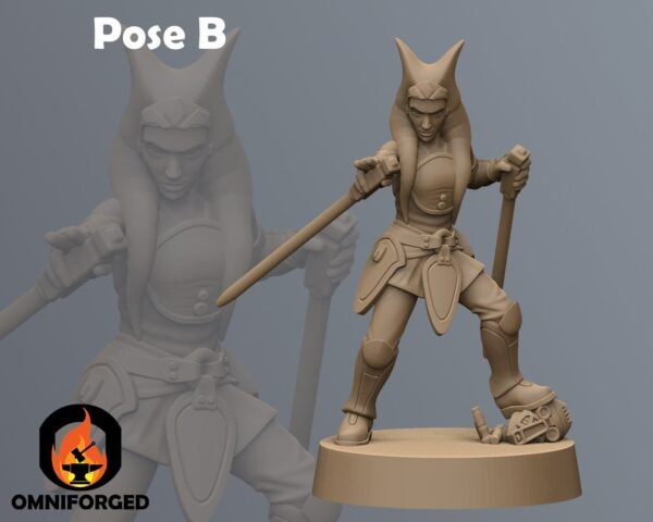 Rebel Mistress | Anvilrage Studios | 3D Printed Figure