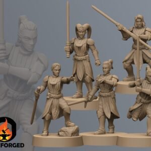 Ladies of the Force | Anvilrage Studios | Legion Scale | 3D Printed Figure